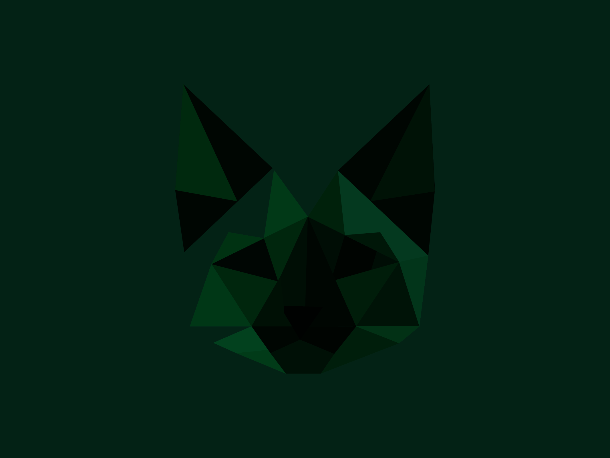 dark background with watermarked emerald kitty logo